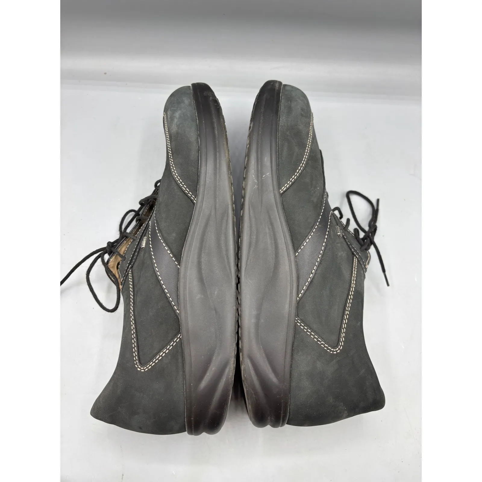 Finn Comfort Shoes Womens 8 Made in Germany Black Leather Comfort Oxford Walking - Image 7