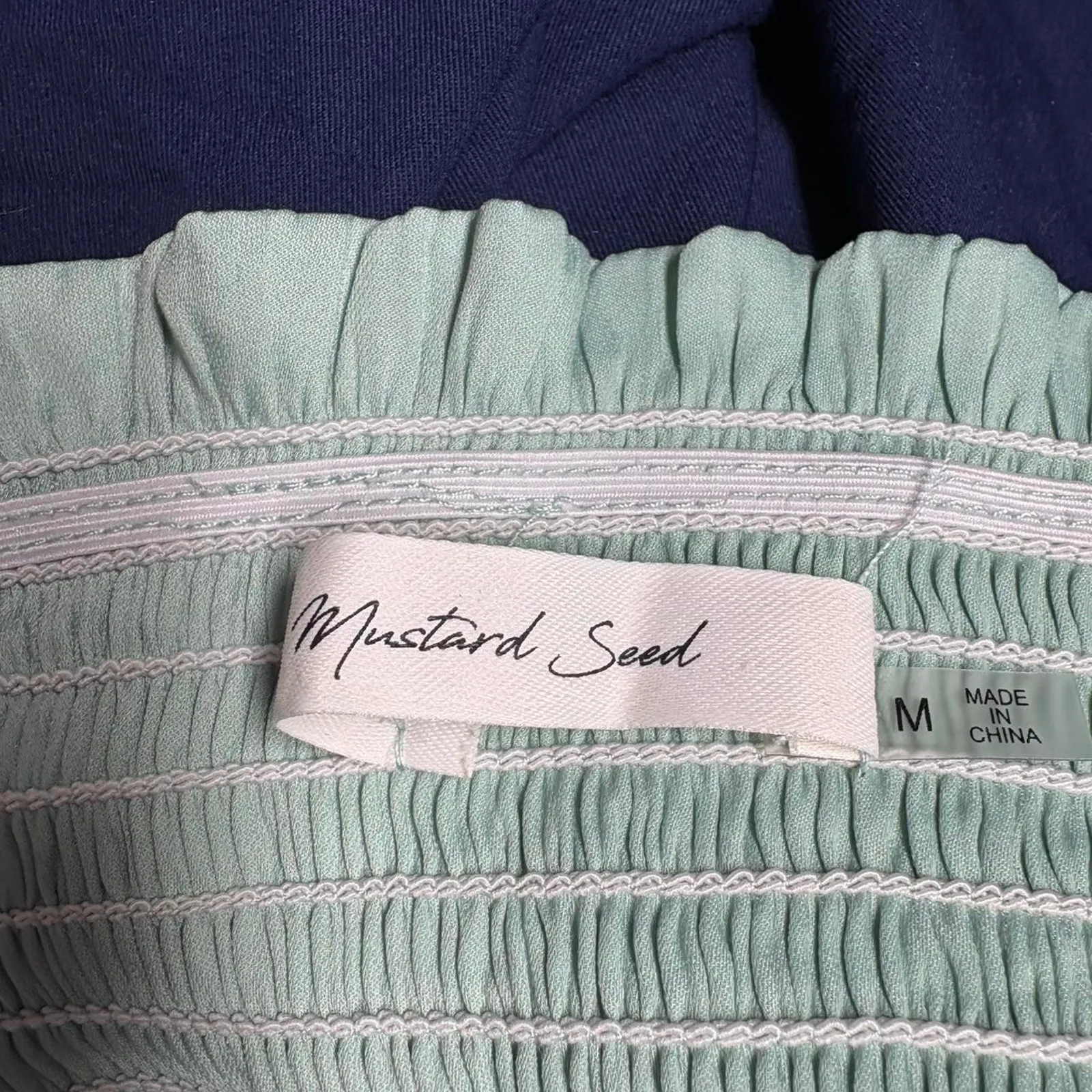 Green and blue mustard Size M - Image 3