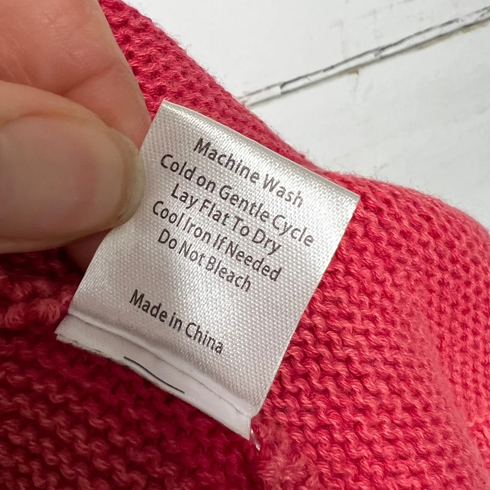 POL Open Front Cardigan Sweater Red Size Medium - Image 6