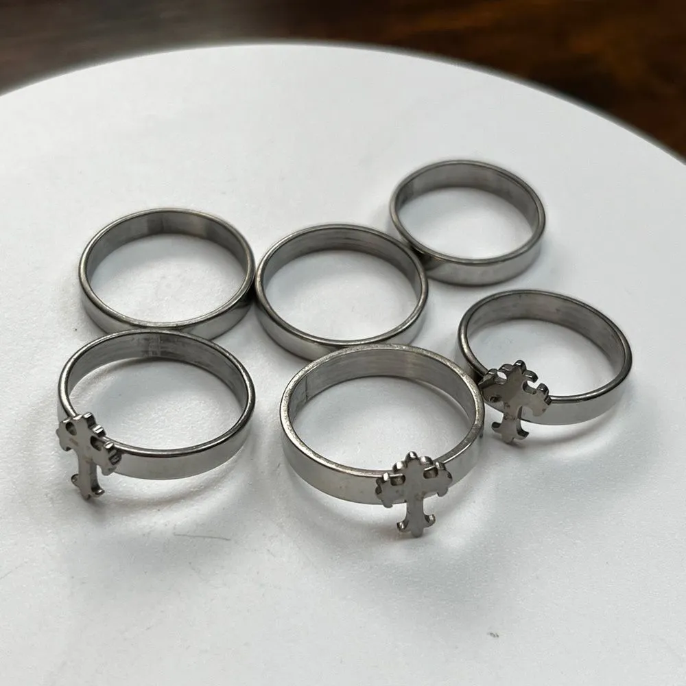 5 Pc Ring Set Silver - Image 2