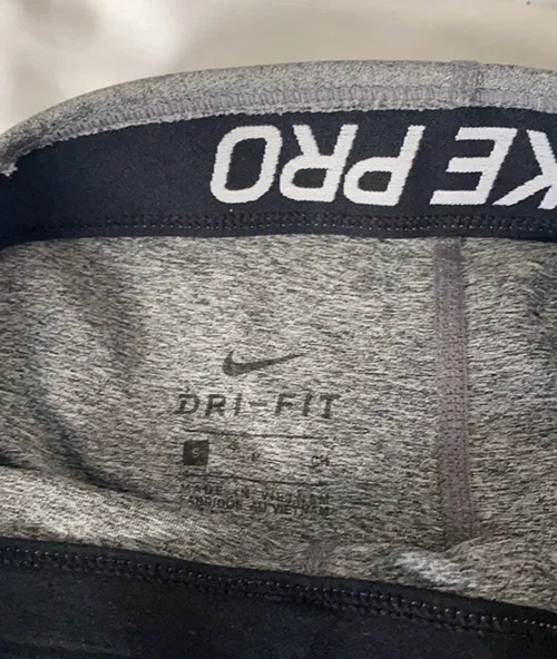 Nike Gray Compression Shorts - Image 3