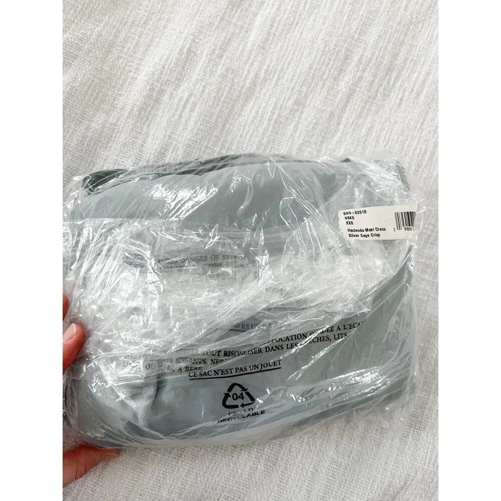 NWT | Show Me Your Mumu | Hacienda Maxi Dress | Silver Sage Crisp | Sz XXS - Image 7