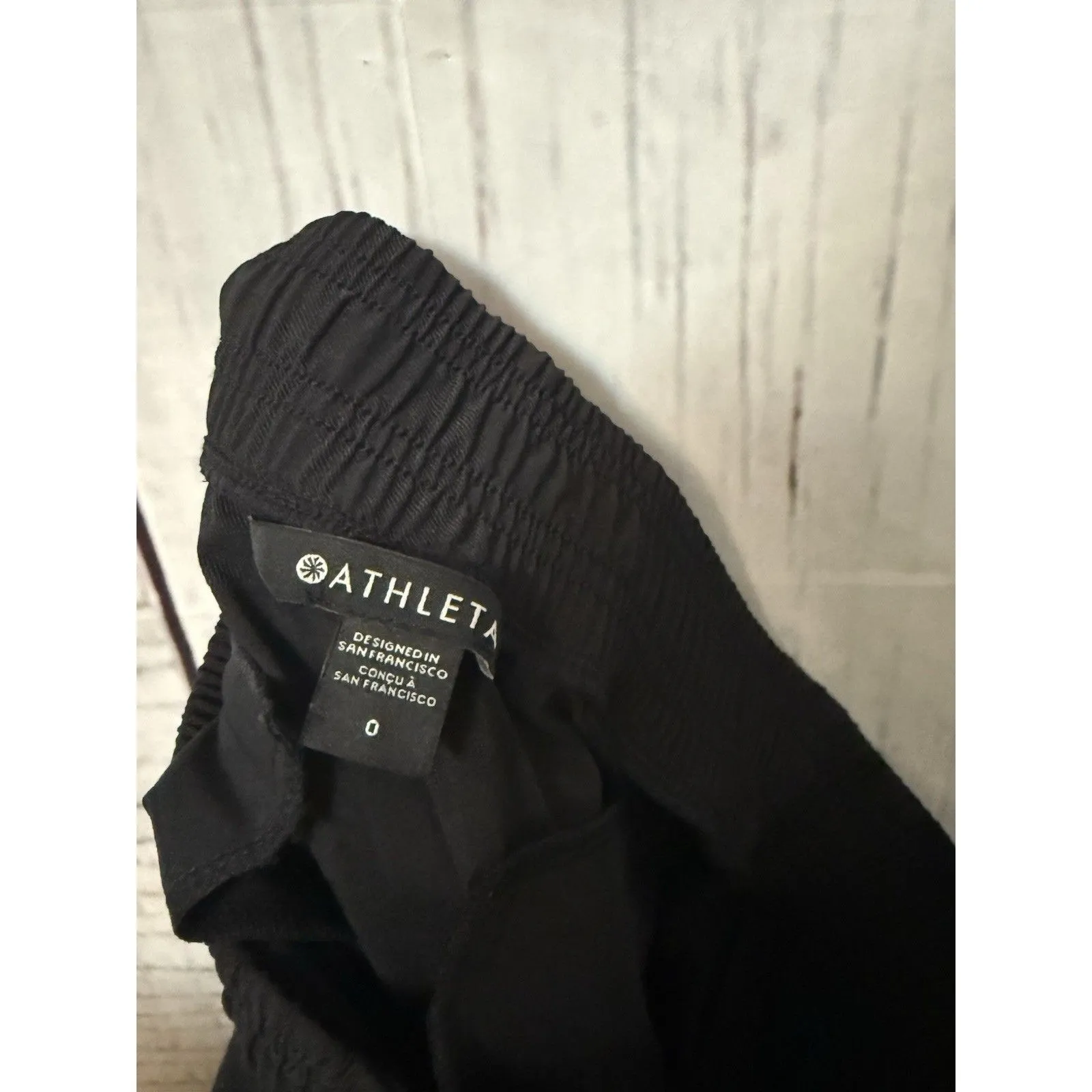 Athleta Brooklyn Ankle Jogger Athleisure Pant Black Camo Grey Size 0 - Image 6