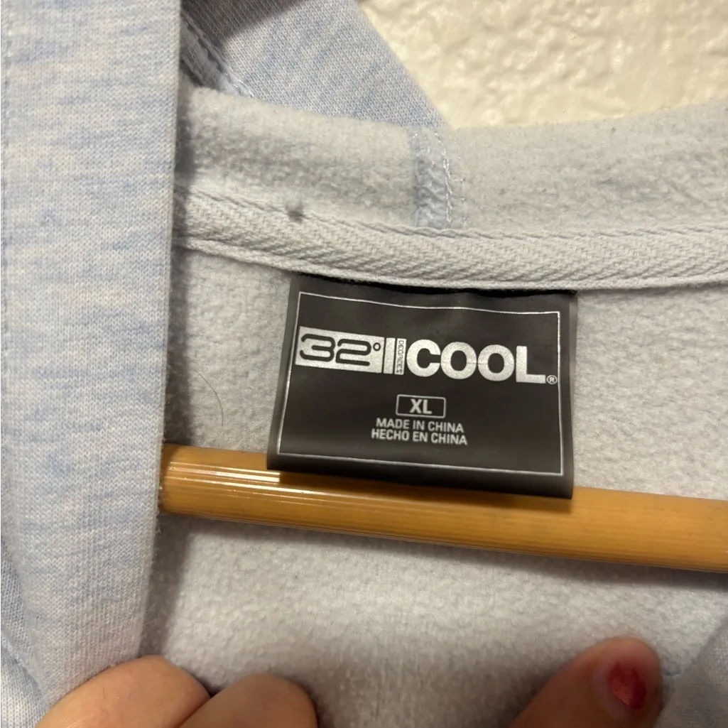 32 Degrees Women's Light blue gray Hoodie - Image 6