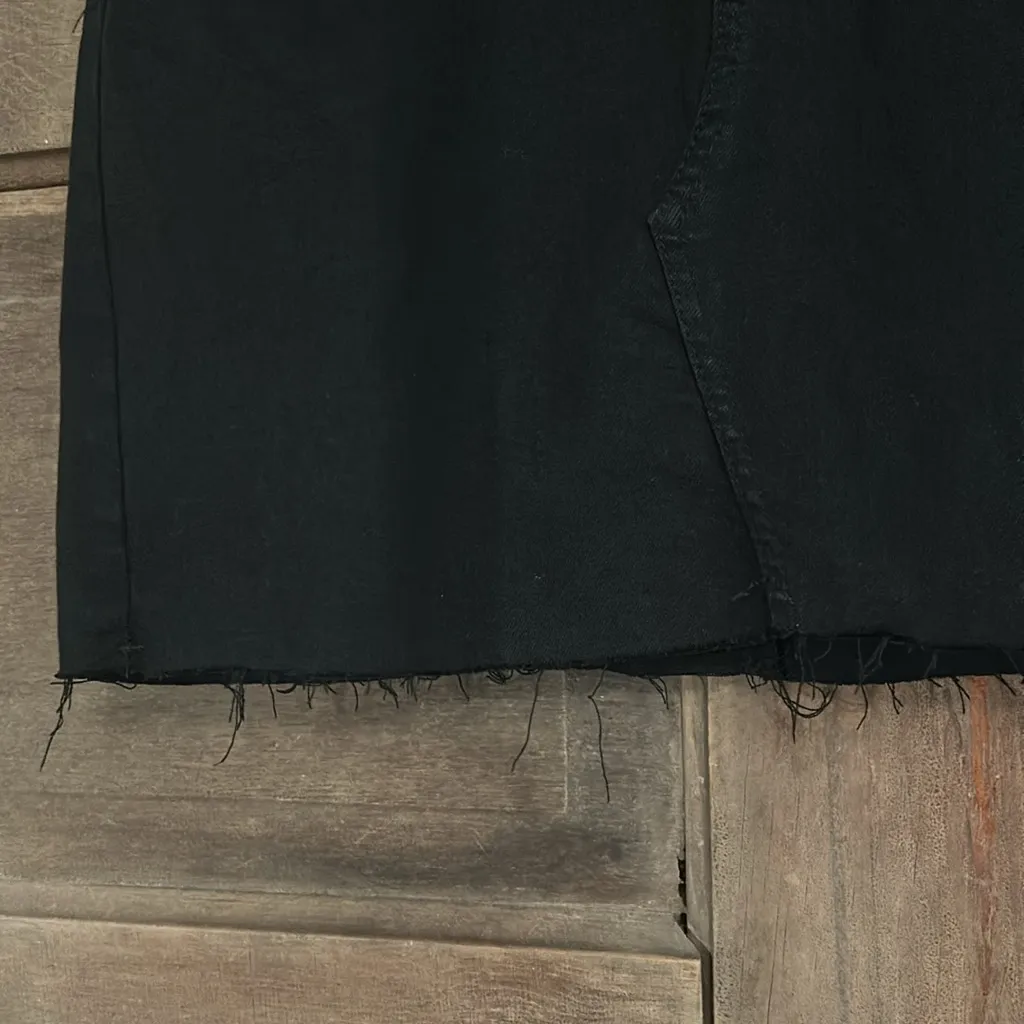 Celebrity Pink‎ Skirt Women's 3/26 Black Denim Festival Stretch Short Pockets - Image 3