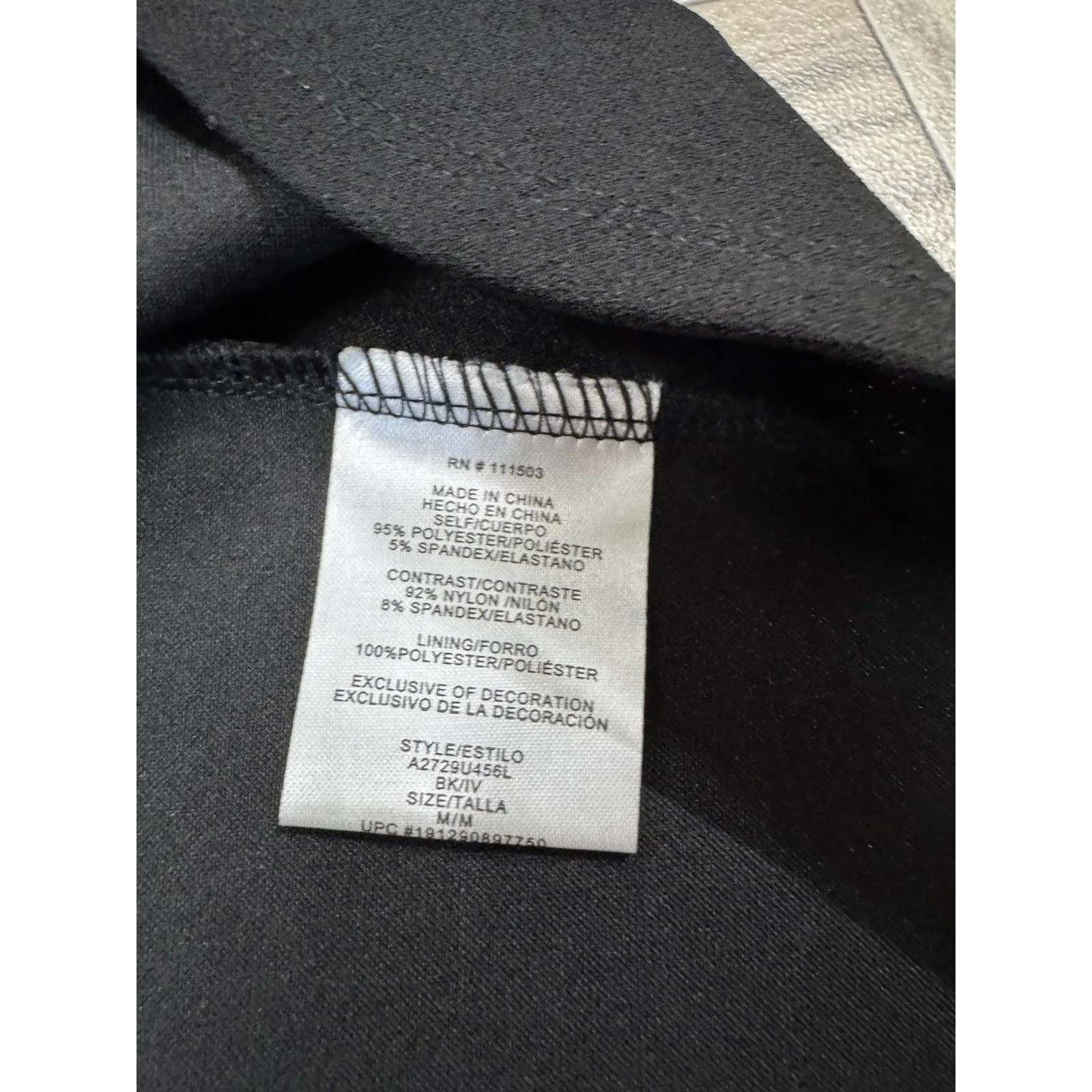 Lily Rose Dress Junior's Size M White|Black Lace Top Open Back Fit & Flare - Image 9