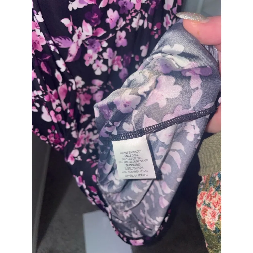 Alfani Floral Slip Dress Womens Large Vintage Y2K Boho - Image 14