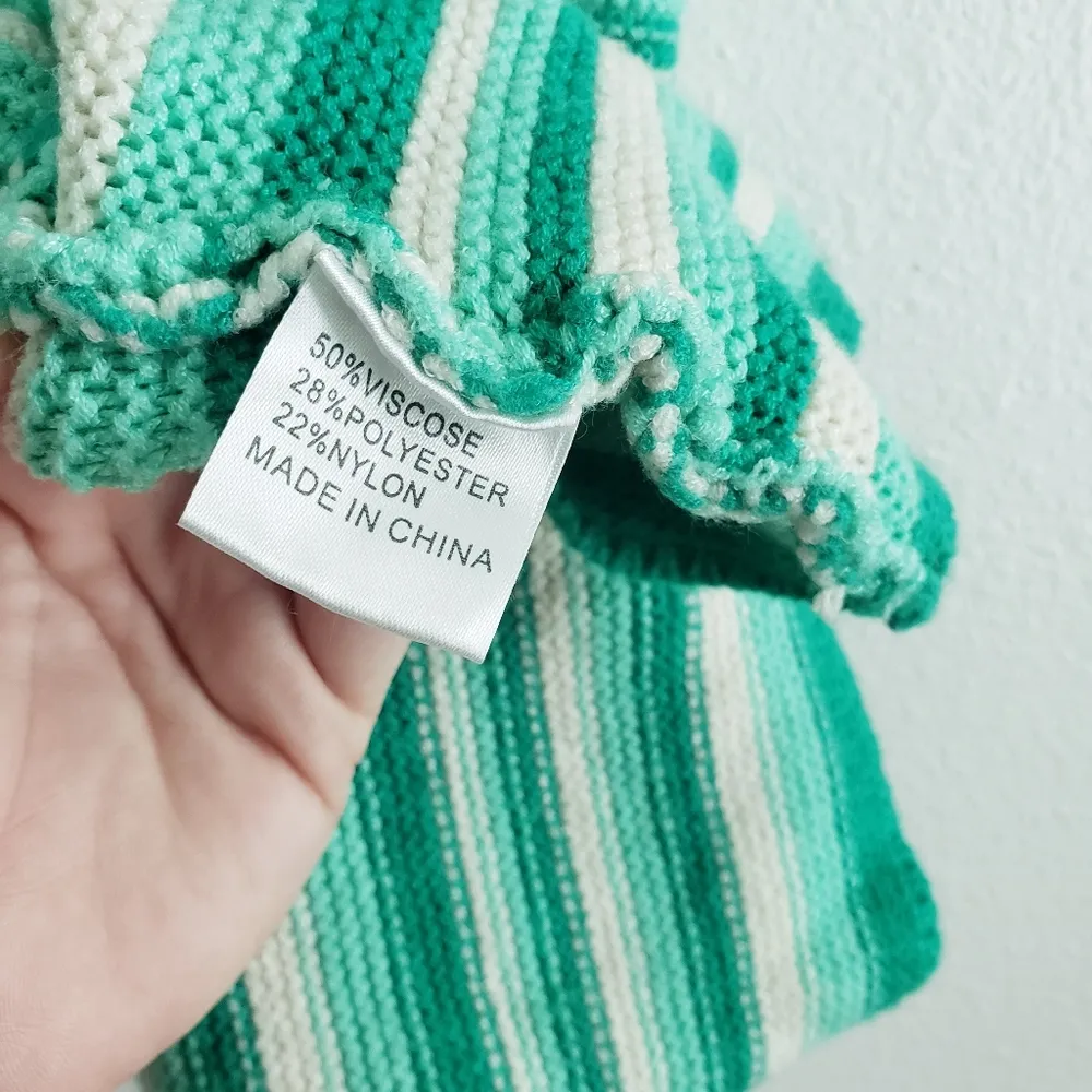 Thats Do Fetch Raquel Mini Knit Dress Green Size XS - Image 8