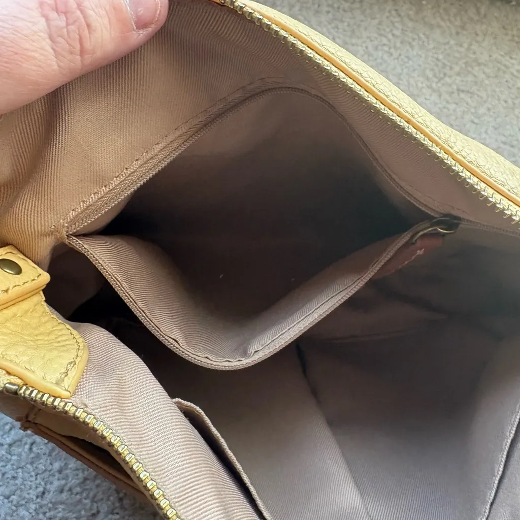 The Sak Almeda Floral Cutout Leather Crossbody • Cream Tan Boho Bag - Image 4