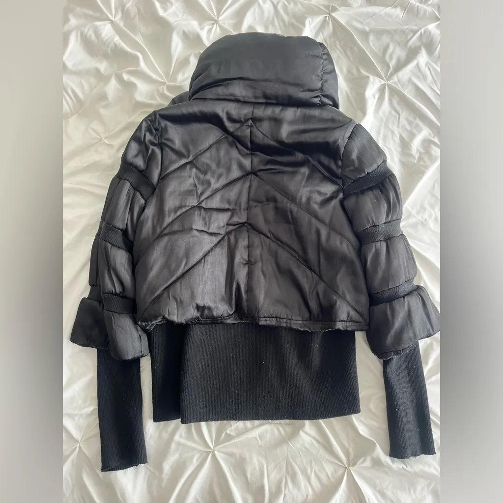 Morgan Women's Black Quilted Jacket - Image 4