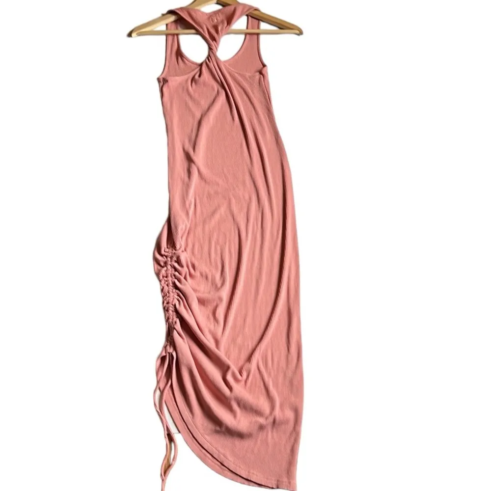 Sweaty Betty Weekend Twist-Back Midi Dress in Bloom Pink SIze 0-2 XS - Image 8