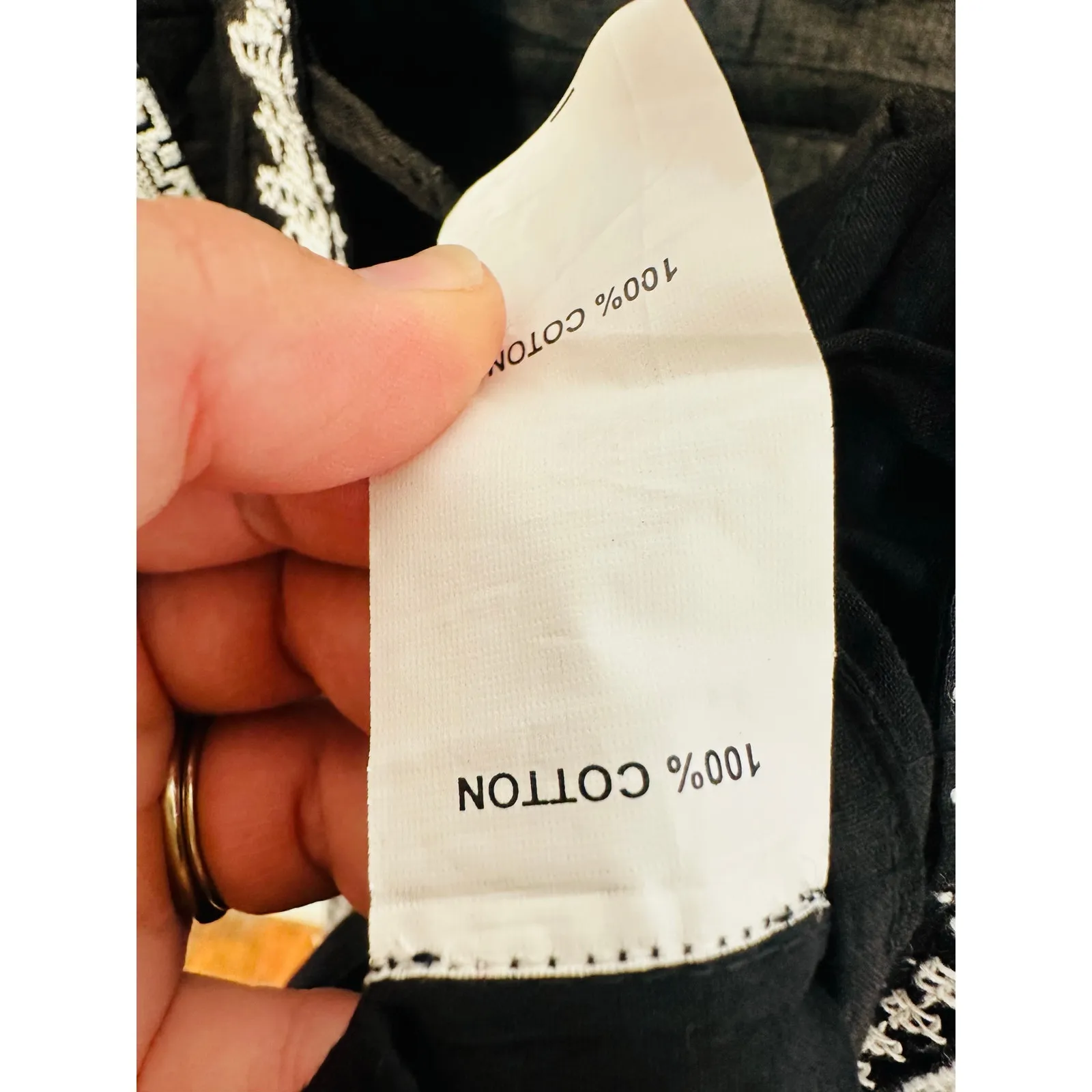 NWT RAMY BROOK Black White Tie Front Tassels Samira Mini Beachy Coverup Size XXS - Image 11