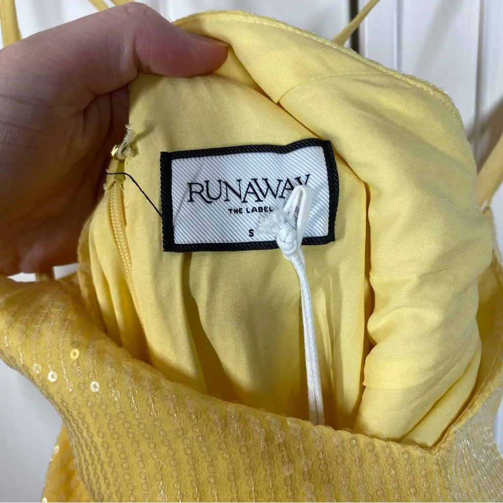 Runaway the Label‎ Niyah Maxi Dress in Mimosa Ombré size small nwt - Image 5