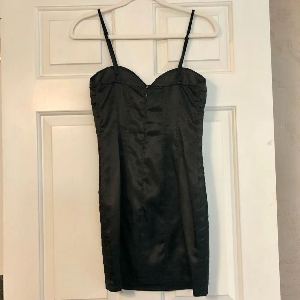 Entry Little Black Dress with Adjustable Straps Size Small - Image 5
