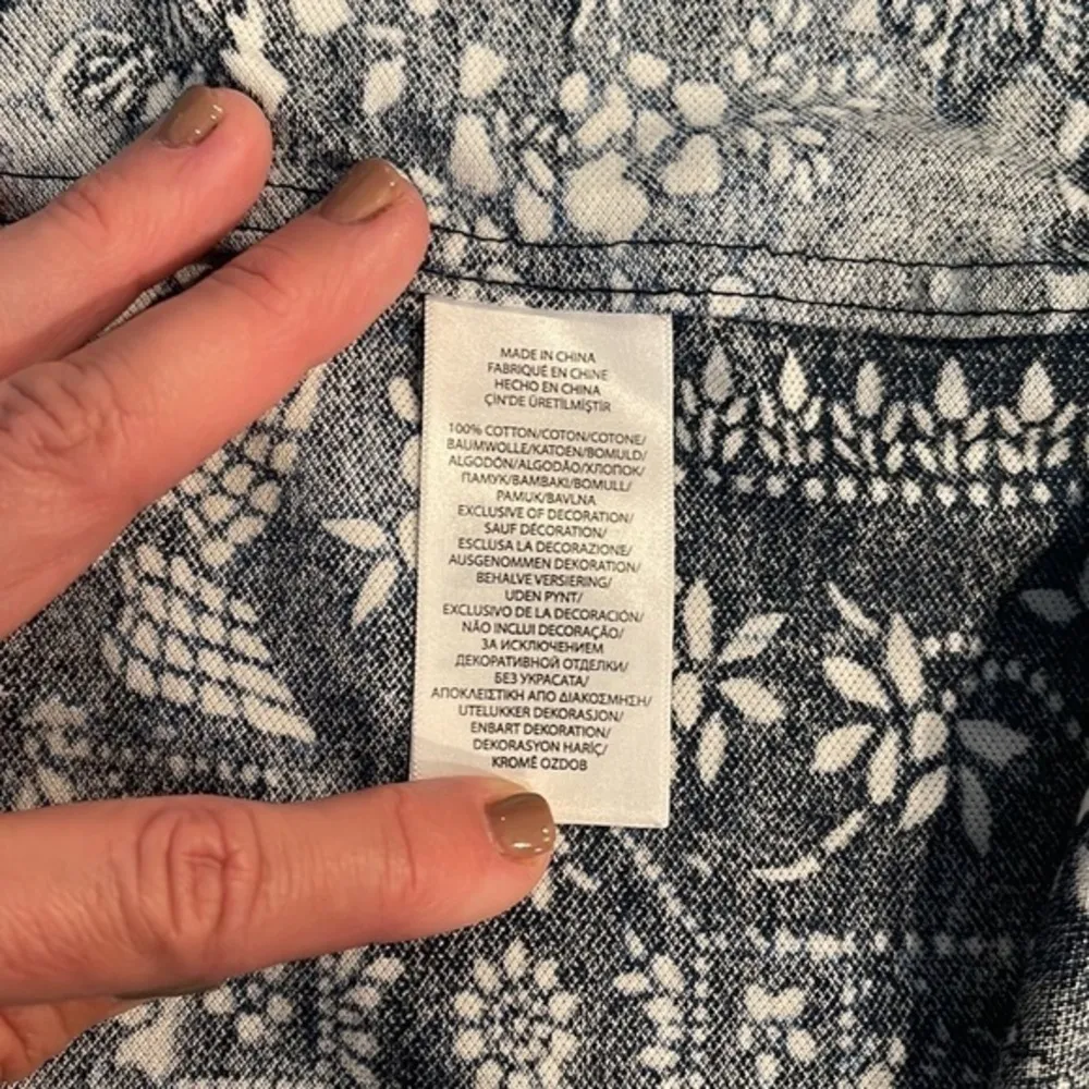 Ralph. Lauren knit, Oxford, floral, print shirt dress. - Image 5