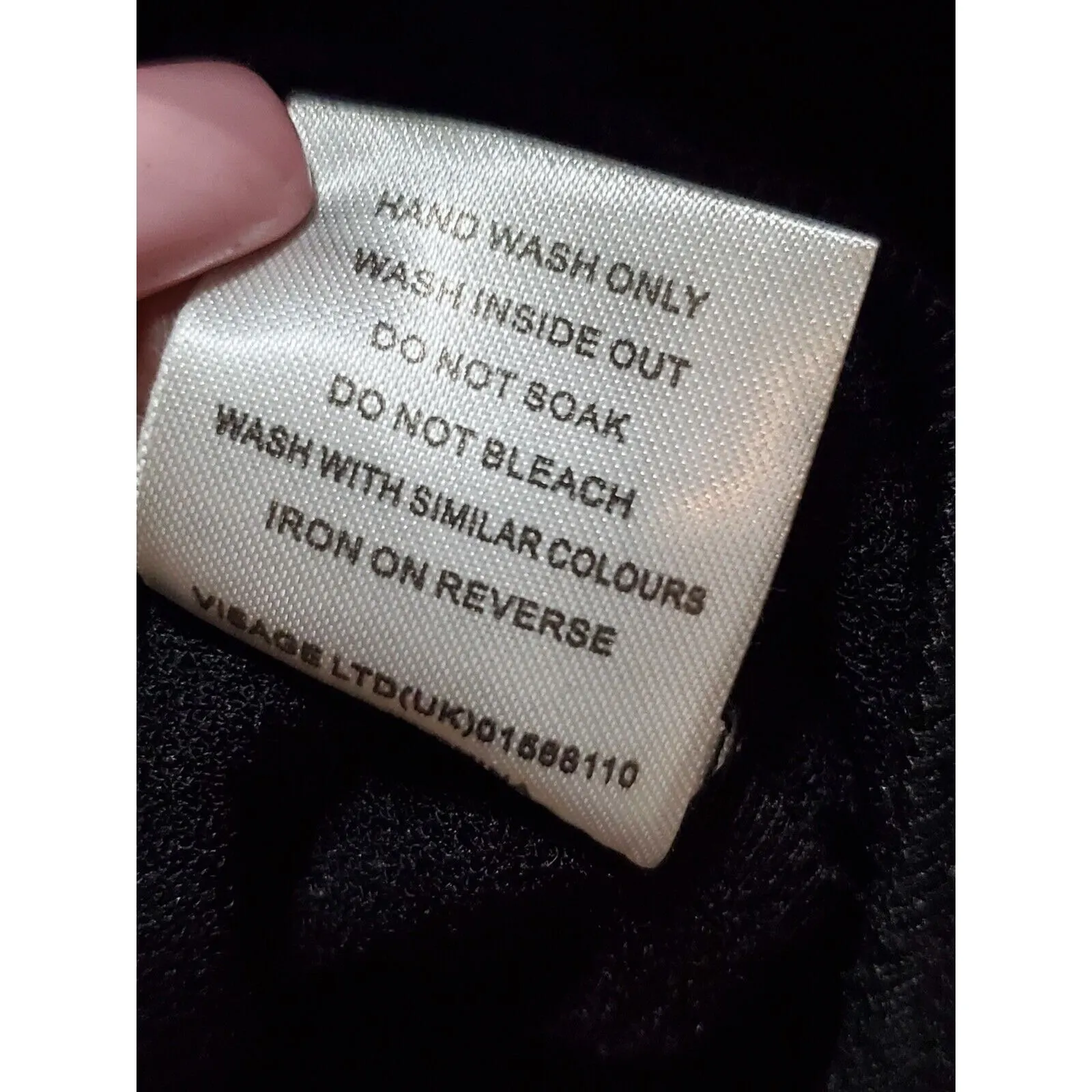 Fashion Union Women Black Polyester Round Neck Short Sleeve Knee Length Dress L - Image 10