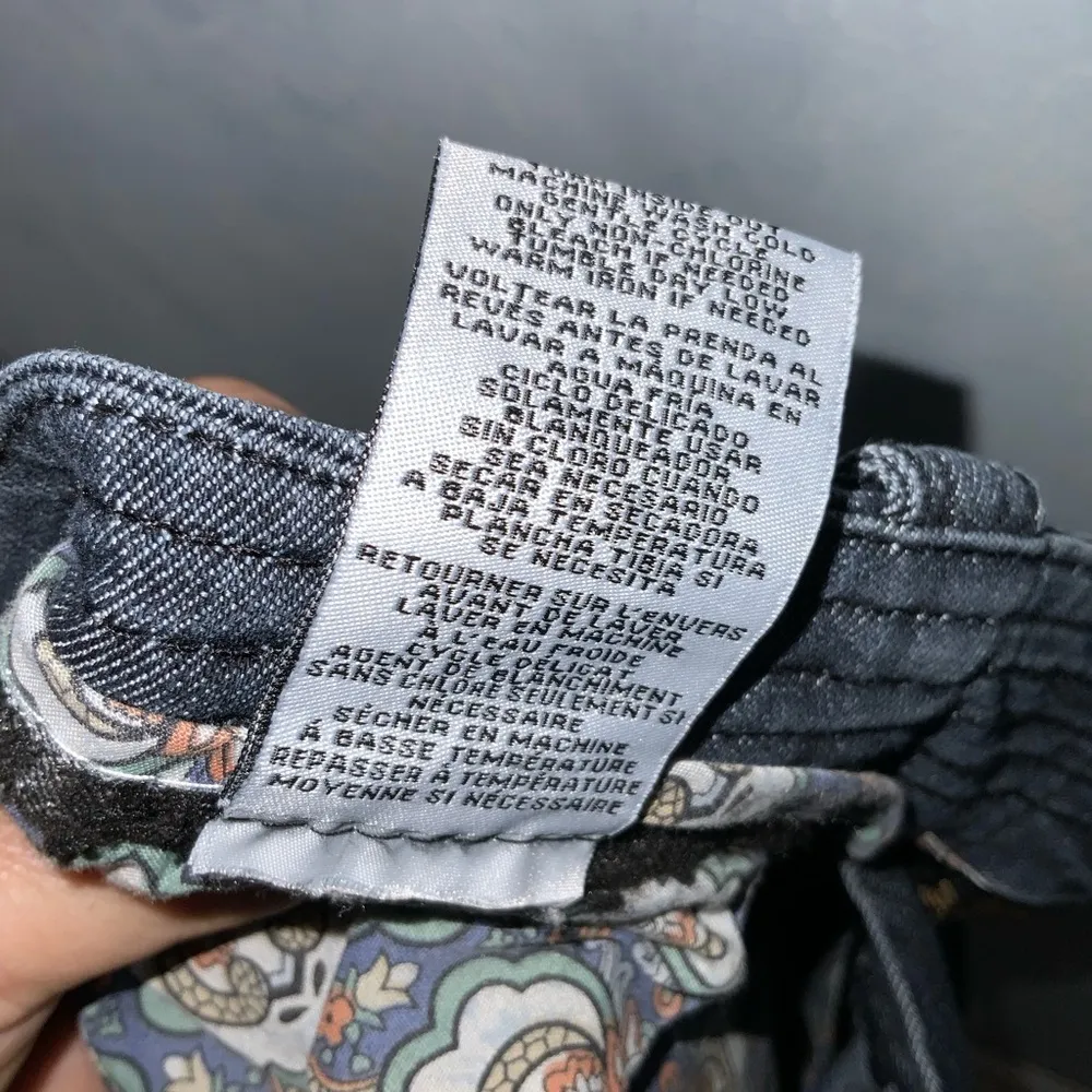 Stitch Fix One 5 One Blue Denim Bermudas Knee Length Mid Rise Shorts Size 14 - Image 8