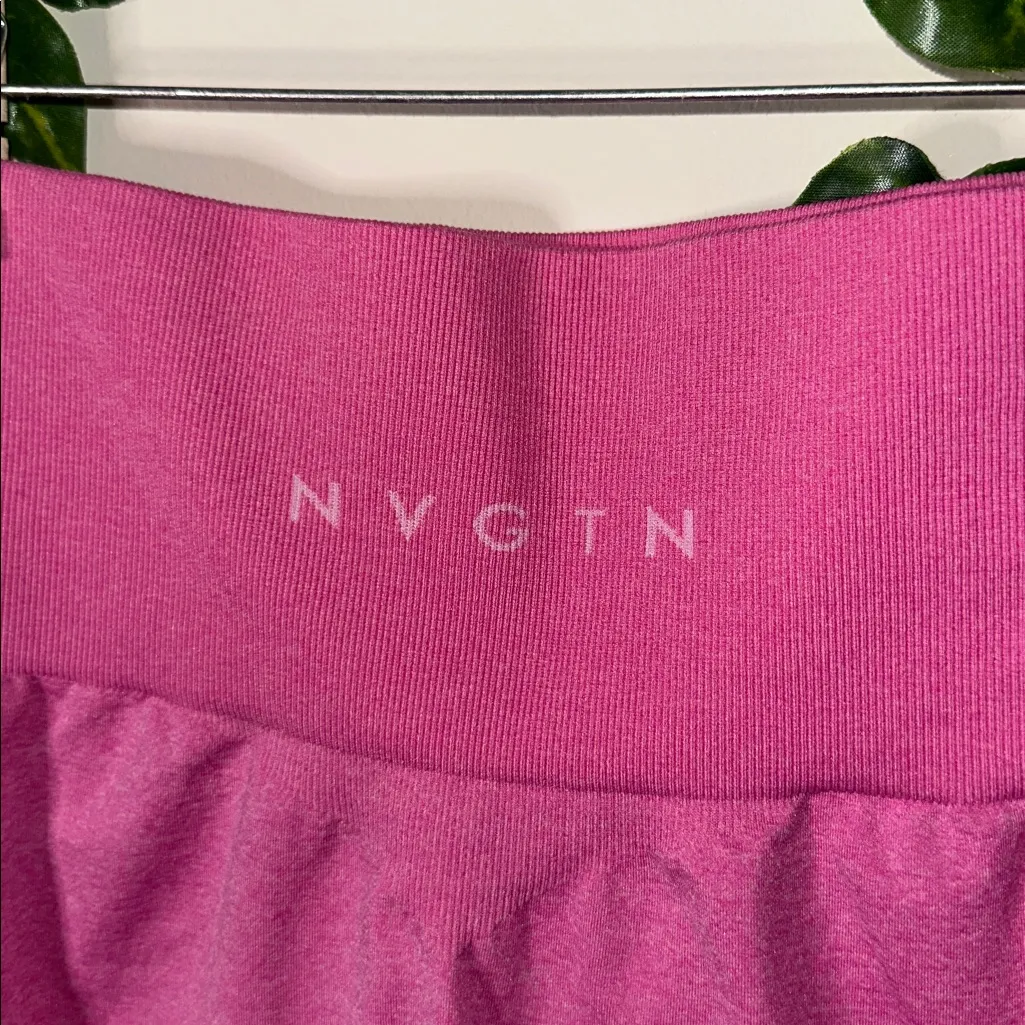 NVGTN Bubble Gum Pink Contour Seamless Leggings - Image 8