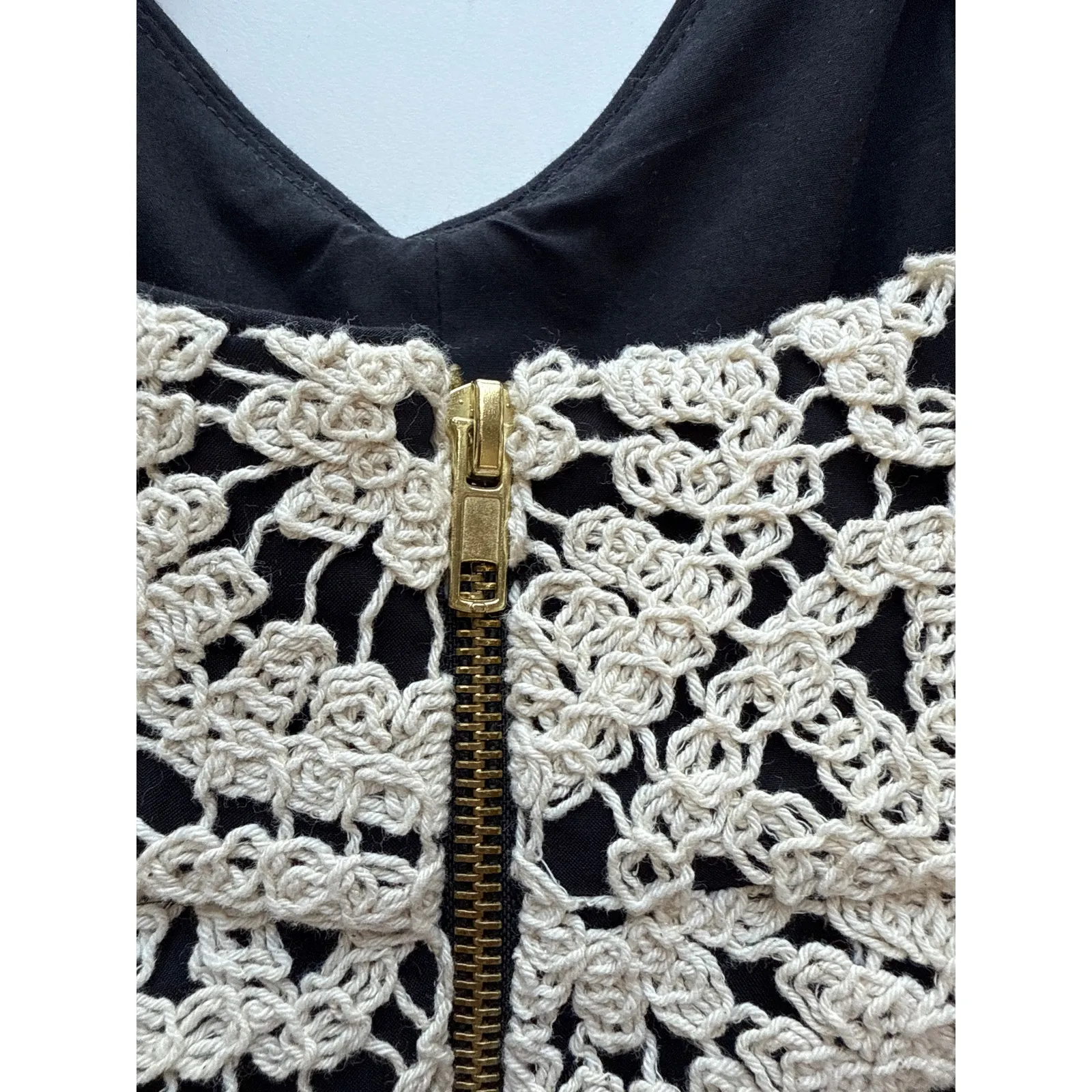 NWT Never A Wallflower Crochet Sweetheart Top & Maxi Skirt Set Size XS Black - Image 6