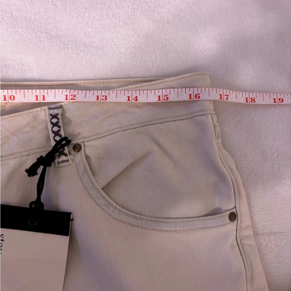 Steve Madden Cream Straight Leg Jeans - Image 4