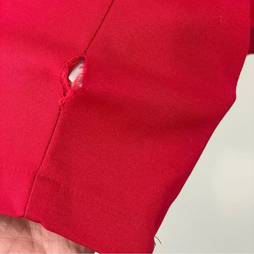 NWT Superdown Maisie Zip Back‎ Skinny Pants Red Size SMALL - Image 9