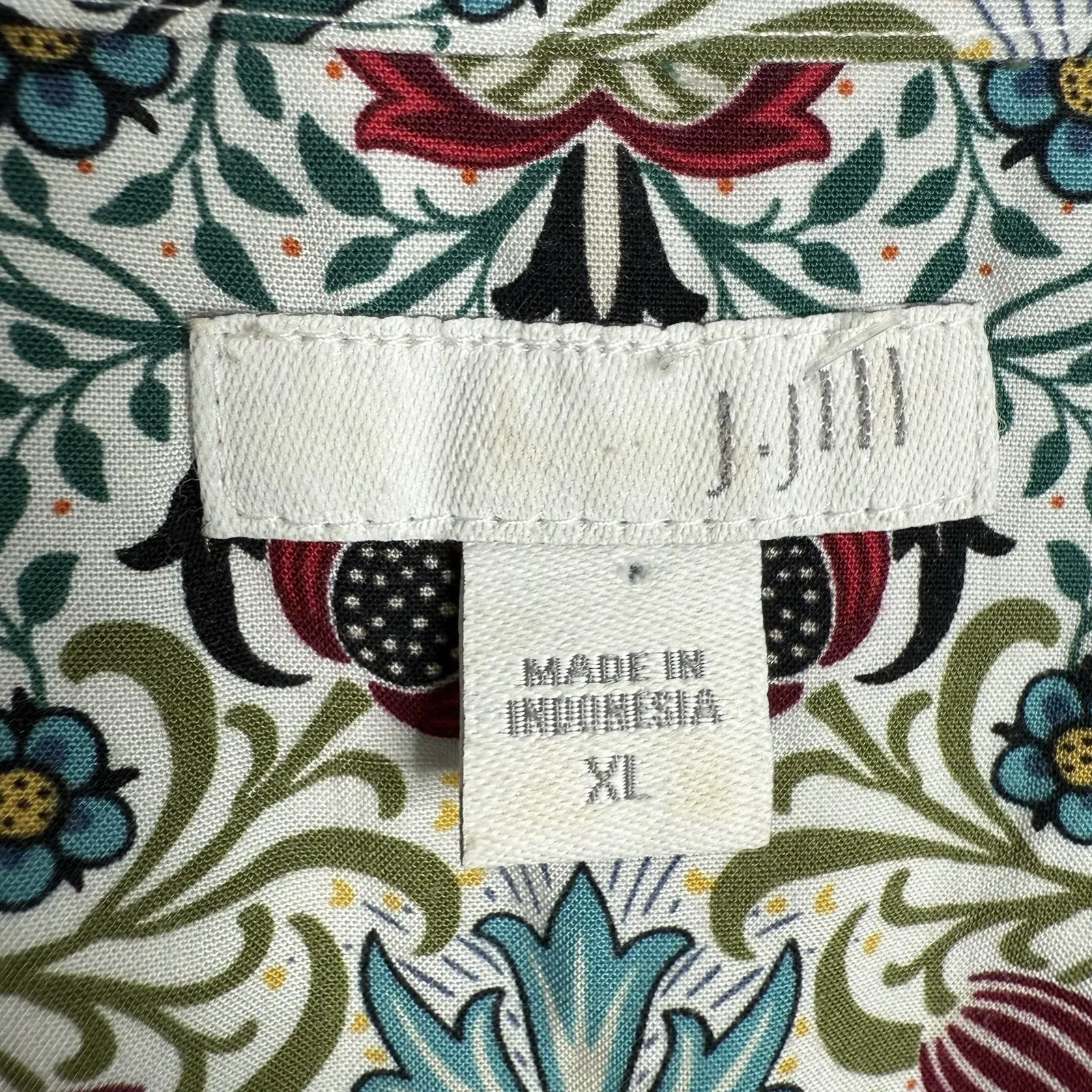 J. Jill Long Sleeve Tunic Blouse‎ Size X - Image 4