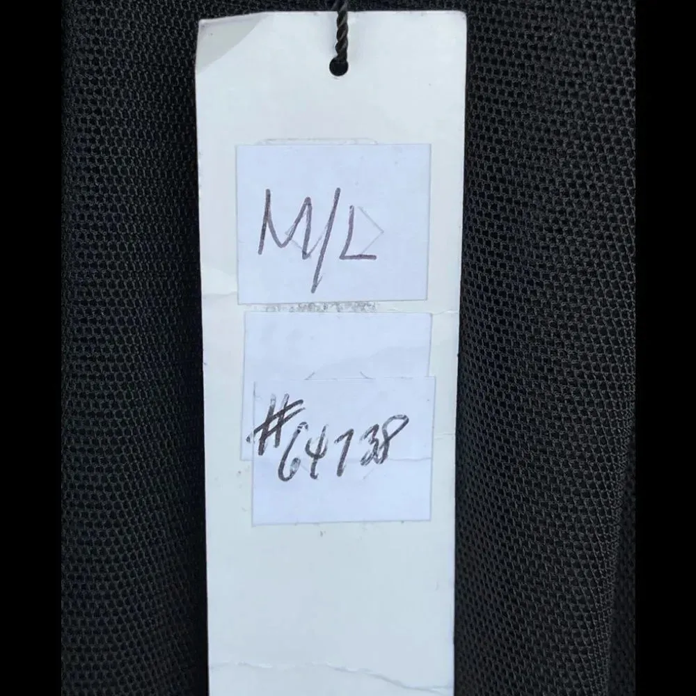 Espen Salberg Wide Leg Soft Mesh Pants M/L Black Size M - Image 11