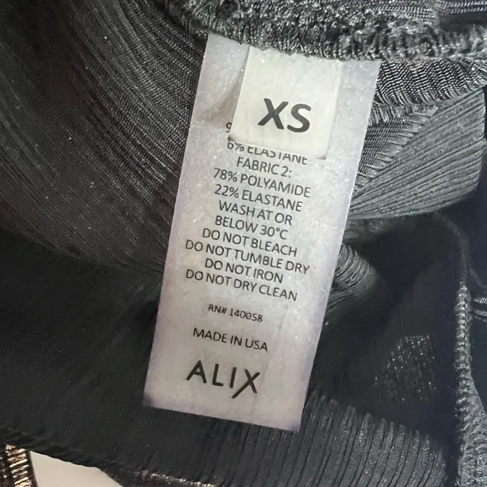 Alix Keen Lame Bodysuit revolve XS bronze - Image 7