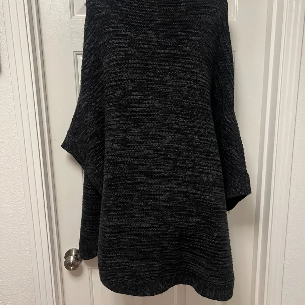 Merona Grey Cowl Poncho Sweater - Image 3