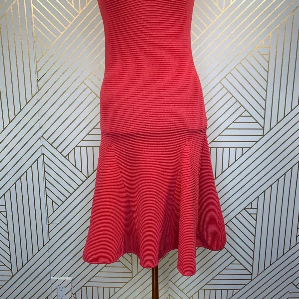 Faith Connexion Red Ottoman Knit Fit &‎ Flare Dress - Image 2