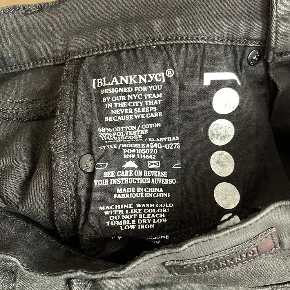 Frayed Edge Milla Black Coated Denim Mini Skirt in Spartacus - Image 9