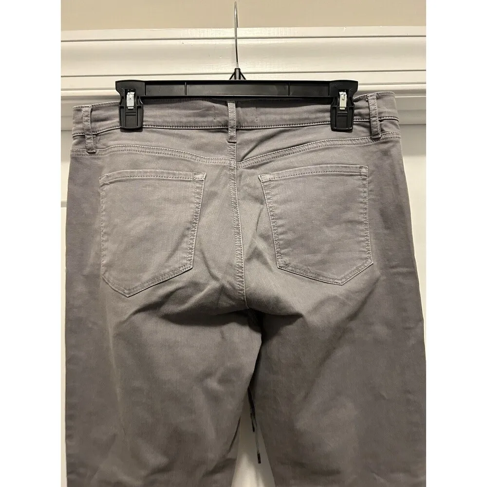 LOFT Womens Pants Size 8 / 29 Gray Lace Up Fly Modern Skinny Mid Rise Stretch - Image 6