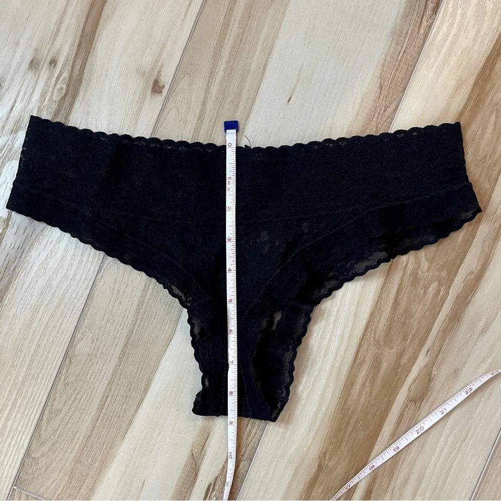 Victoria's Secret Black Lace Floral Pattern Lingerie Slip Dress - Image 11