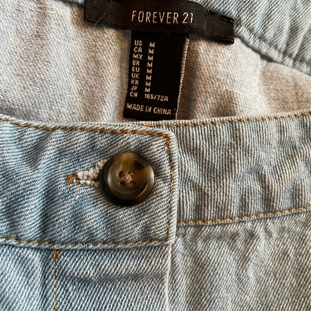 Forever 21 button down denim mini skirt - Image 2