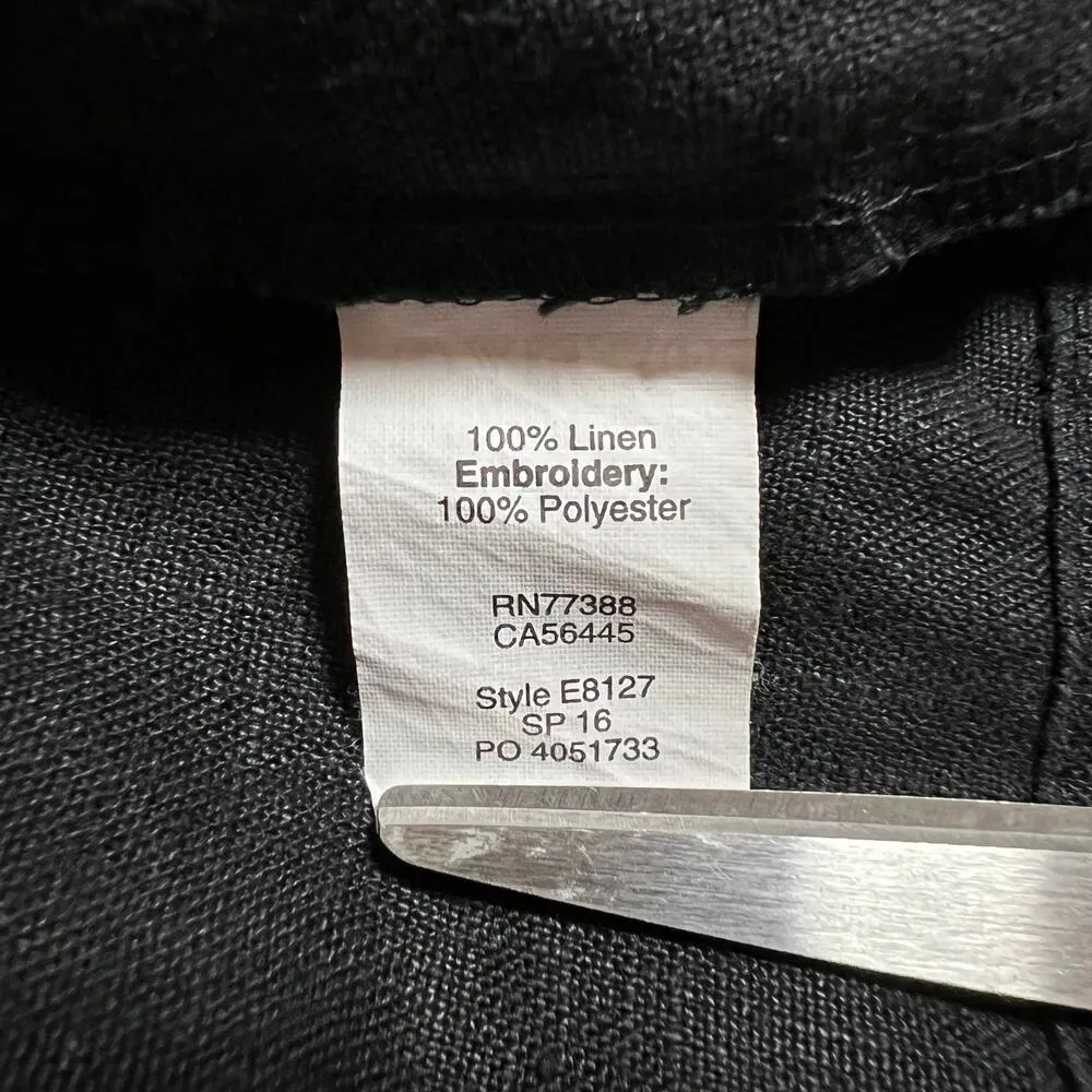 Madewell Embroidered Wanderer Mini Dress Size XXS Linen Boho Festival Colorful - Image 10