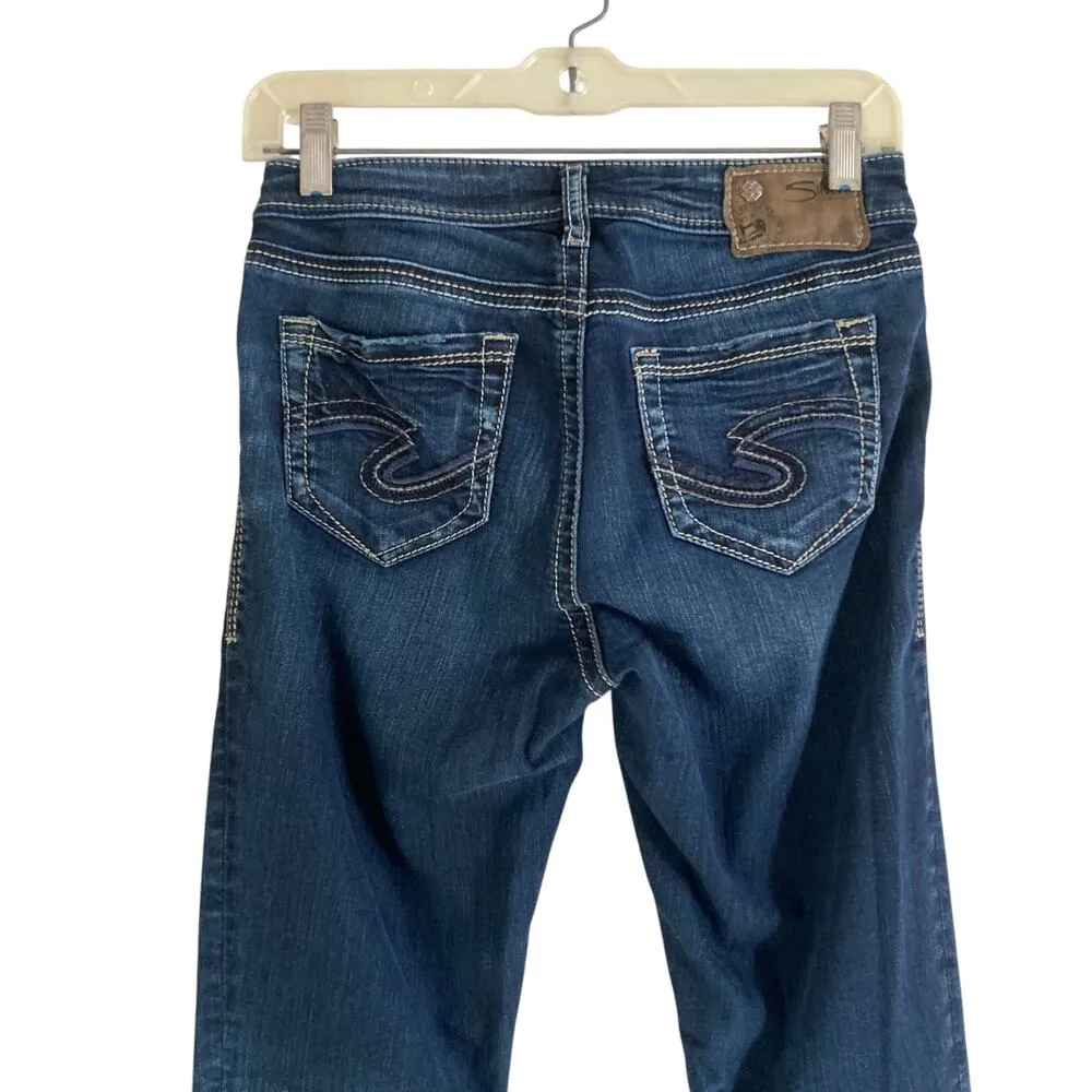 Silver Jeans Co Suki High Super Skinny Mid Wash Tailored Stretchy Jeans Size 26 - Image 6