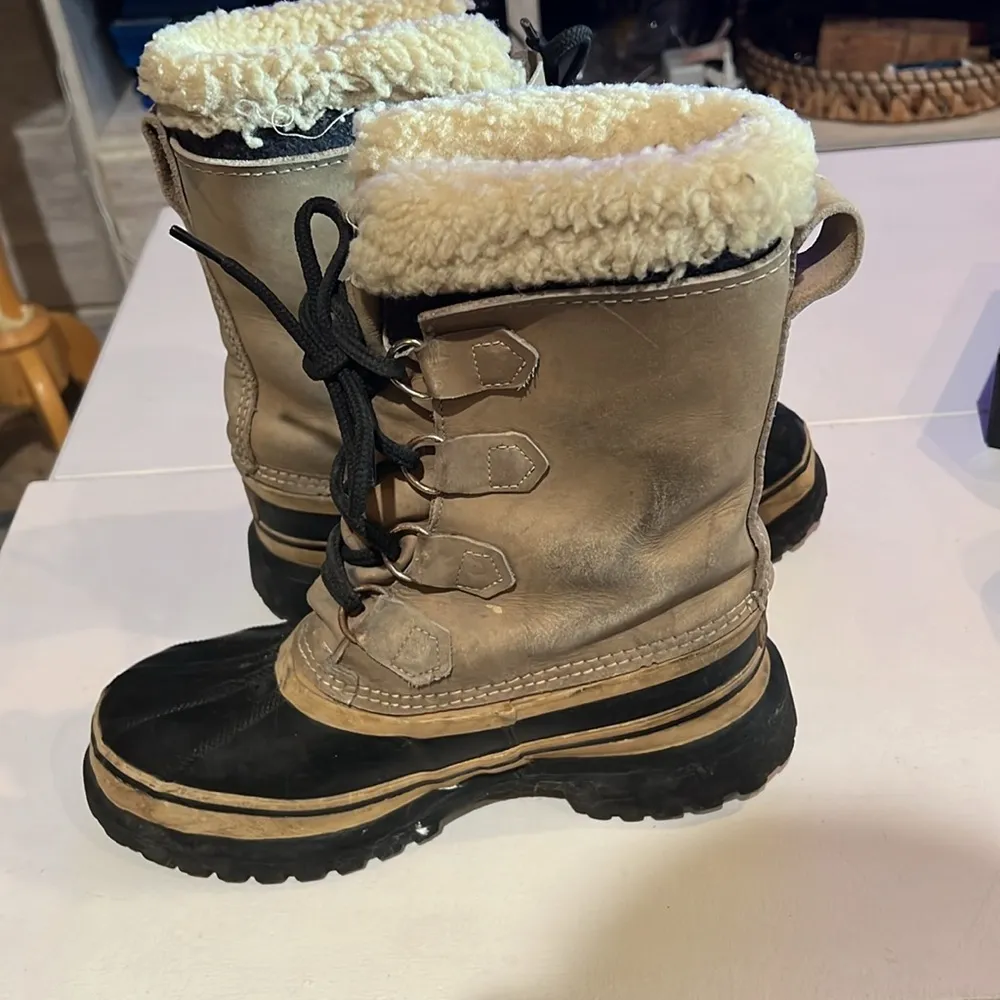 Sorel winter boots wool lining women’s size 6 - Image 6