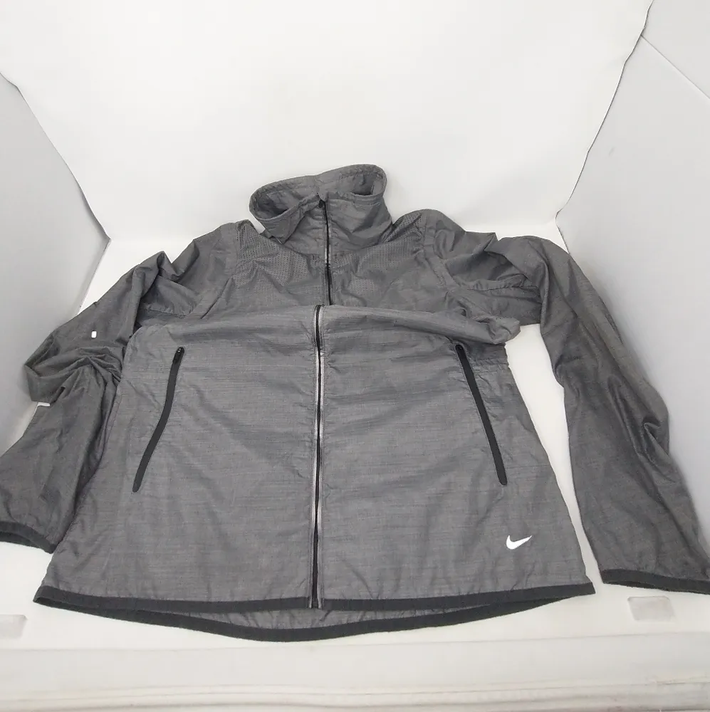 Nike Athletic L/S Zip Off Windbreaker Jacket Vest - Image 5
