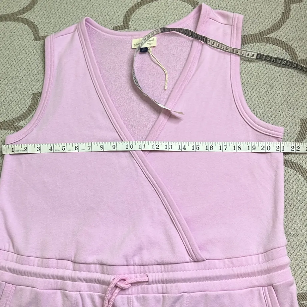 Universal Thread Target Pink Knit Romper V Neck Drawstring Waist, size XL, NWOT - Image 8