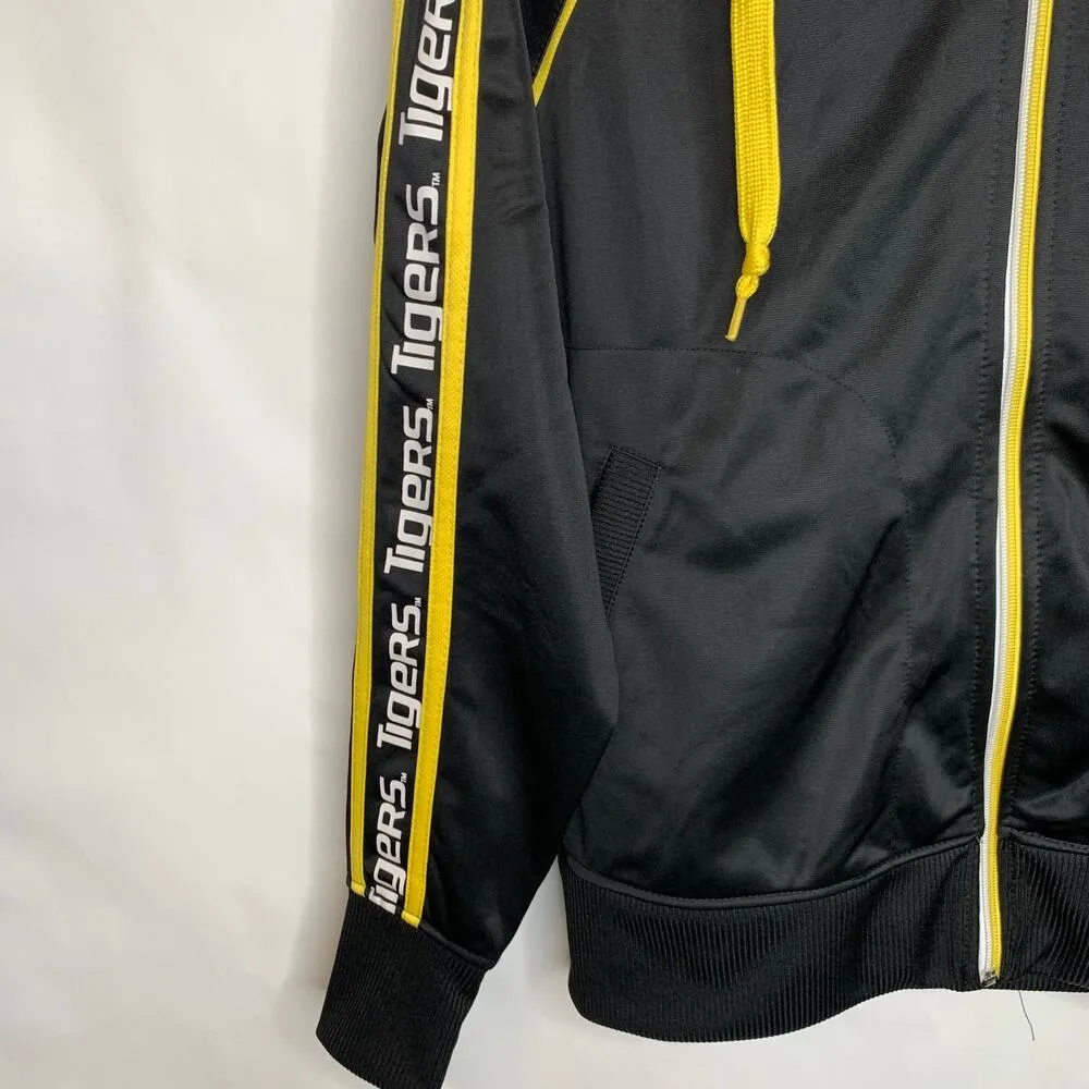 Mizzou Tigers Zip Front Hoodie Sz Medium Black - Image 3
