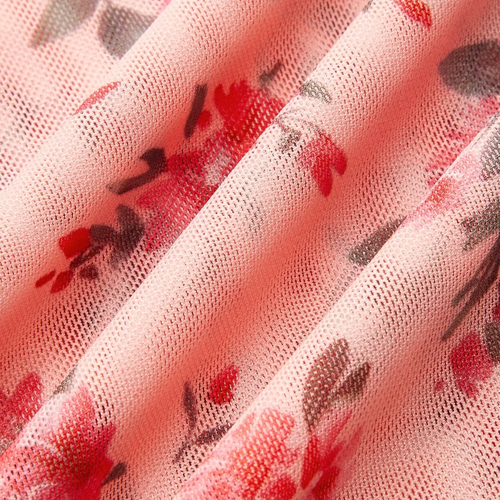 Commense Floral Printed Long Sleeve Dress - Image 4