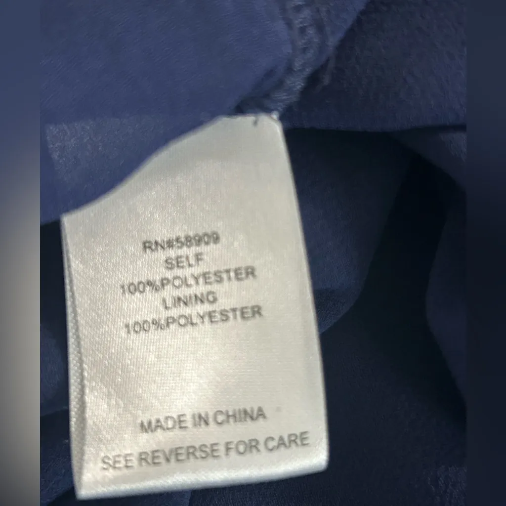 Gibson Latimer elegant blue blouse. Size XL. Used, excellent condition. - Image 6