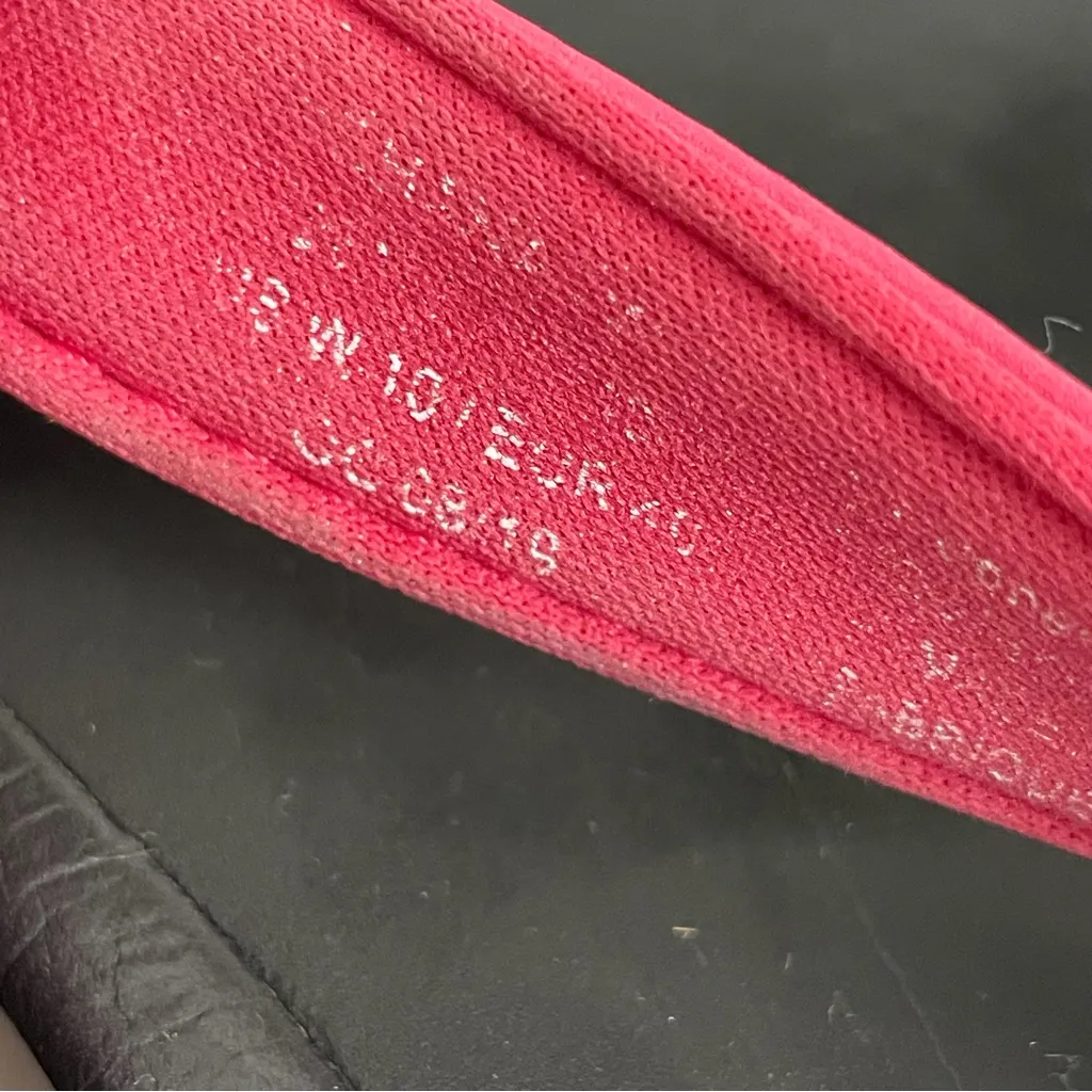 Olukai Sandals Ohana Flip Flops Comfort Travel Beach Hot Pink Black - Image 5