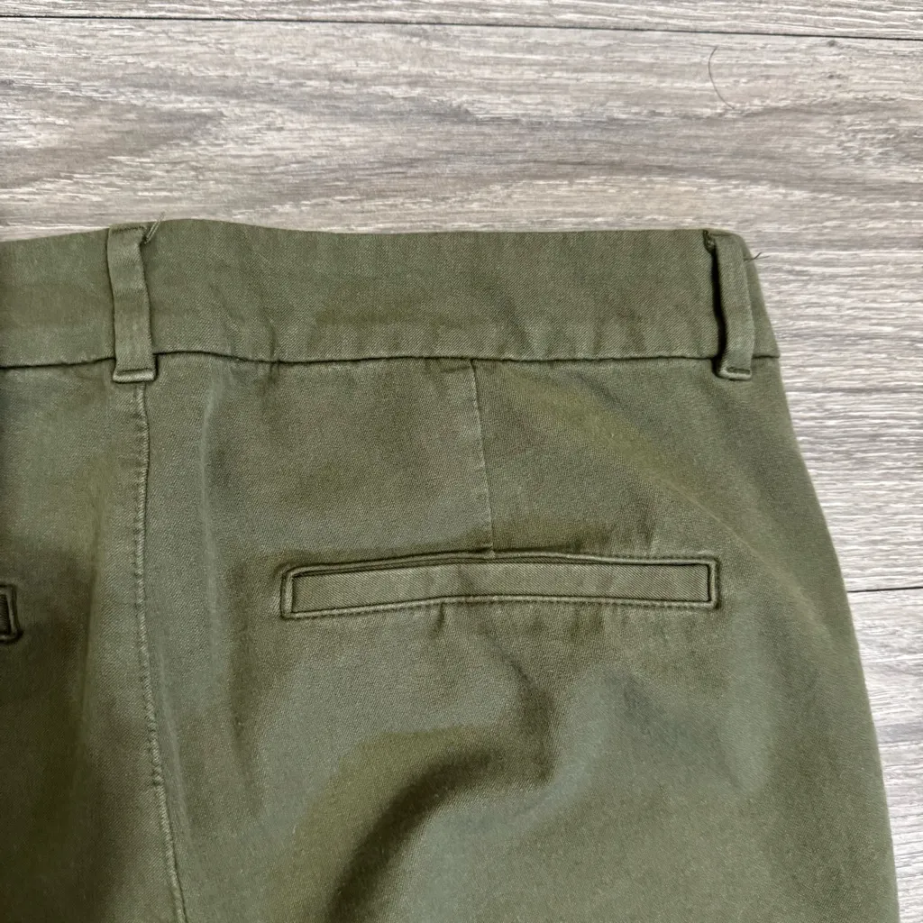 Old Navy Women Olive High Rise Pixie Never Fade Stretchy Skinny Pants Size 6 - Image 12