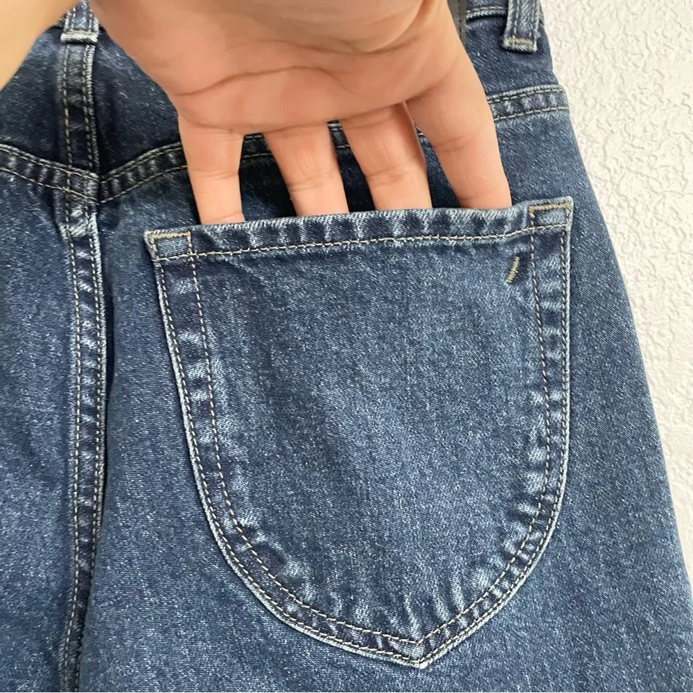 Current Elliot Womens Jeans Denim Blue Pleated Front Loose Tapered Leg Size 26 - Image 6