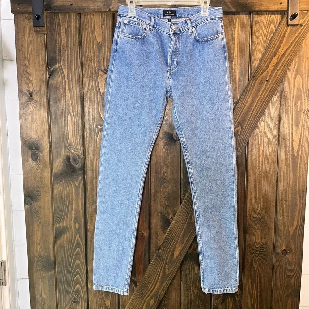 A.P.C. Denim Jeans Petit New Standard Blue Size 28 - Image 7