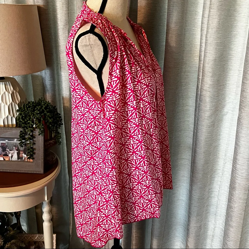 Escapada Living Womens SZ‎ Large Sleeveless Colleen Top Tassel Turks Coastal NEW Pink - Image 6