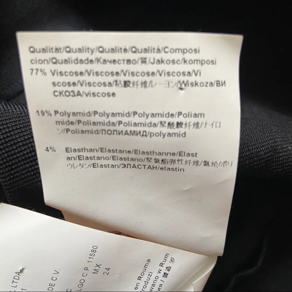 Boss Hugo Boss  Skirt Size 2 Knee Length Black - Image 4