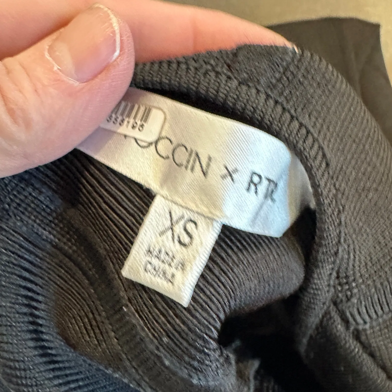 Toccin Black Knit Mini Dress XS Ribbed Knit Fit Flare Long Sleeve Designer $500 Size 8 - Image 9