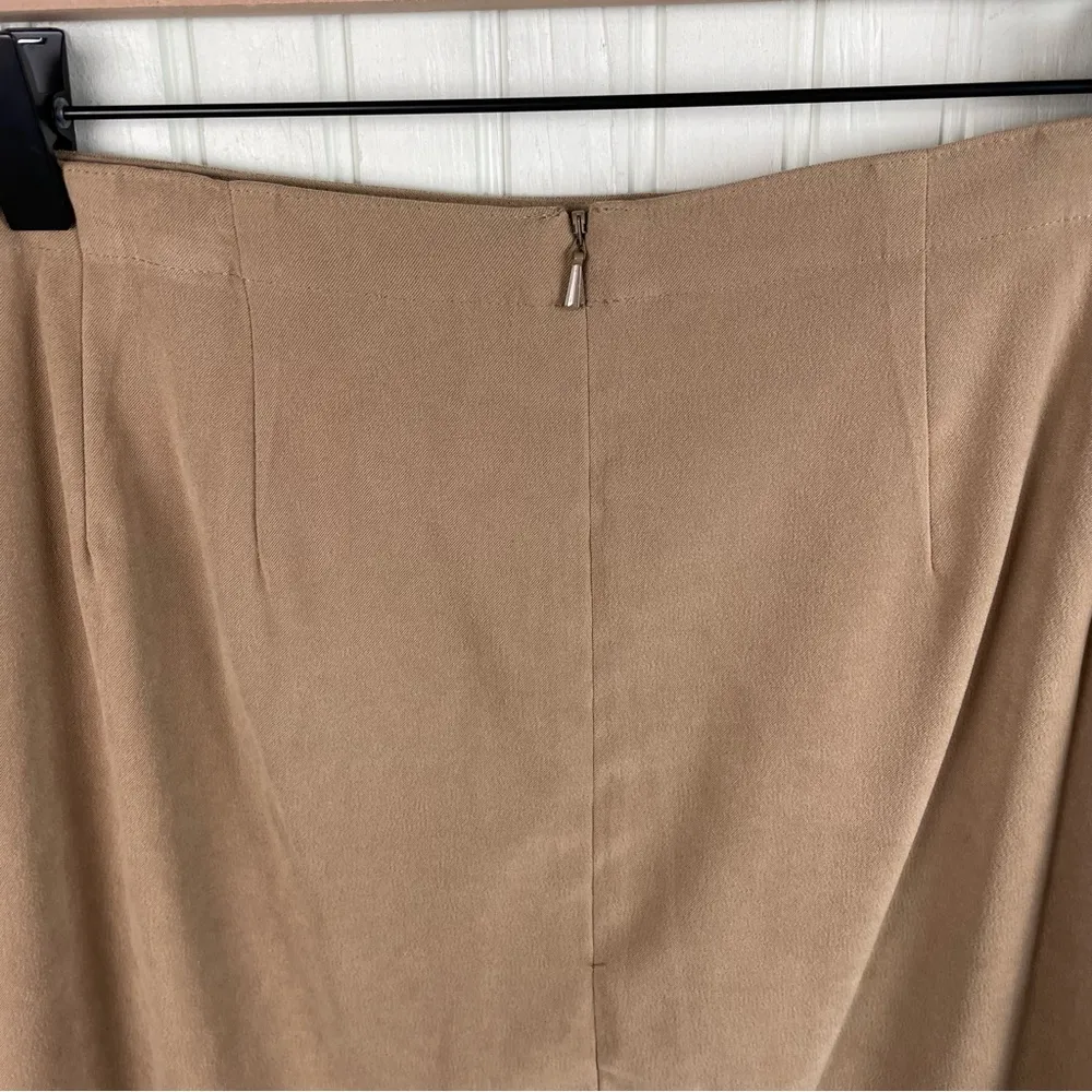 Vintage Y2K Dressbarn Faux Suede Midi Maxi A - Image 9